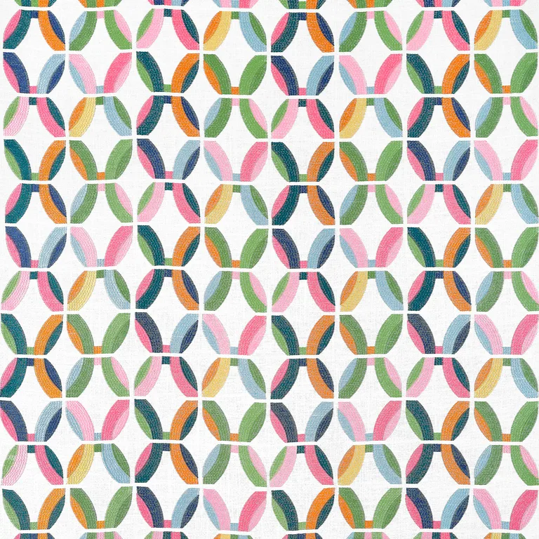 Thibaut Passageway Embroidery in Brights (W745003)