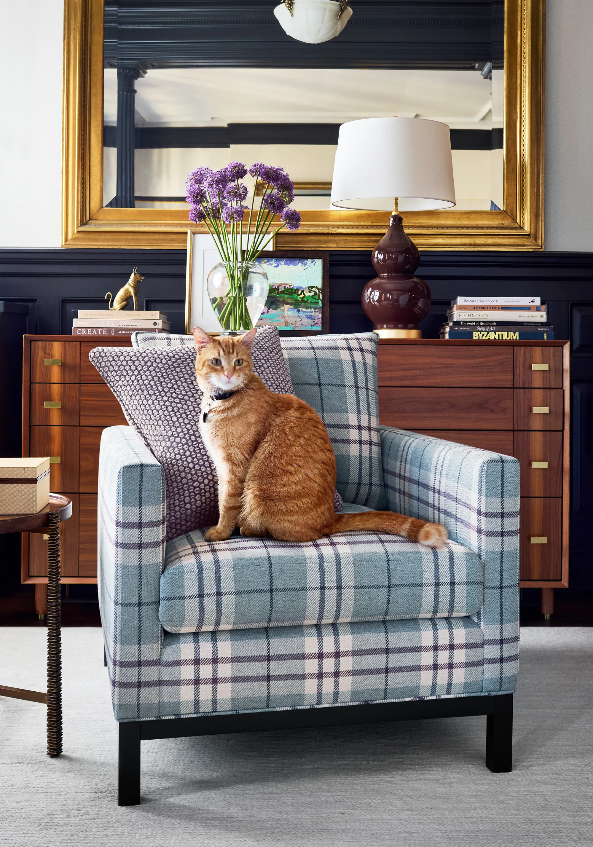 Thibaut Percival Plaid in Mineral (W711327)