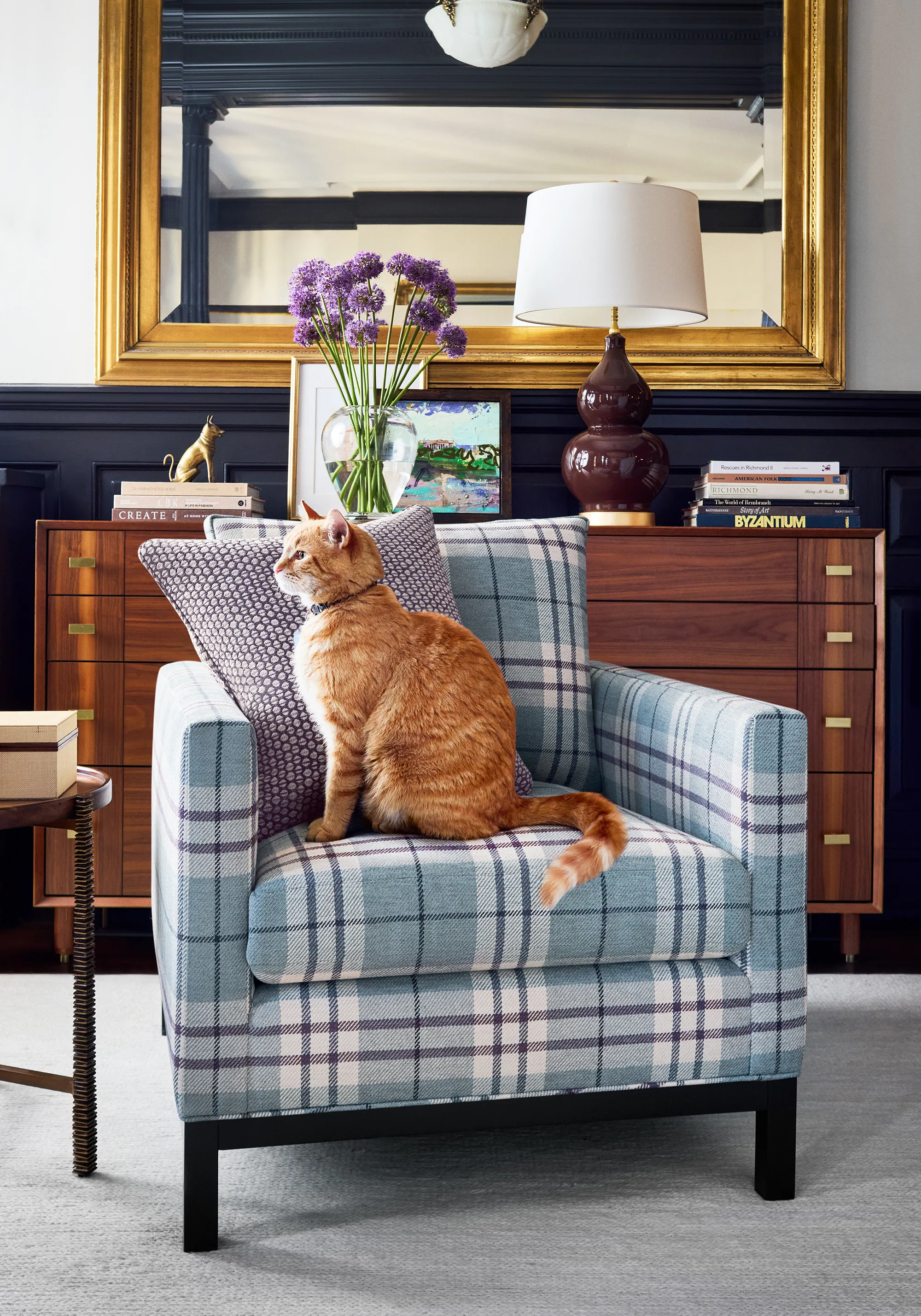 Thibaut Percival Plaid in Mineral (W711327)