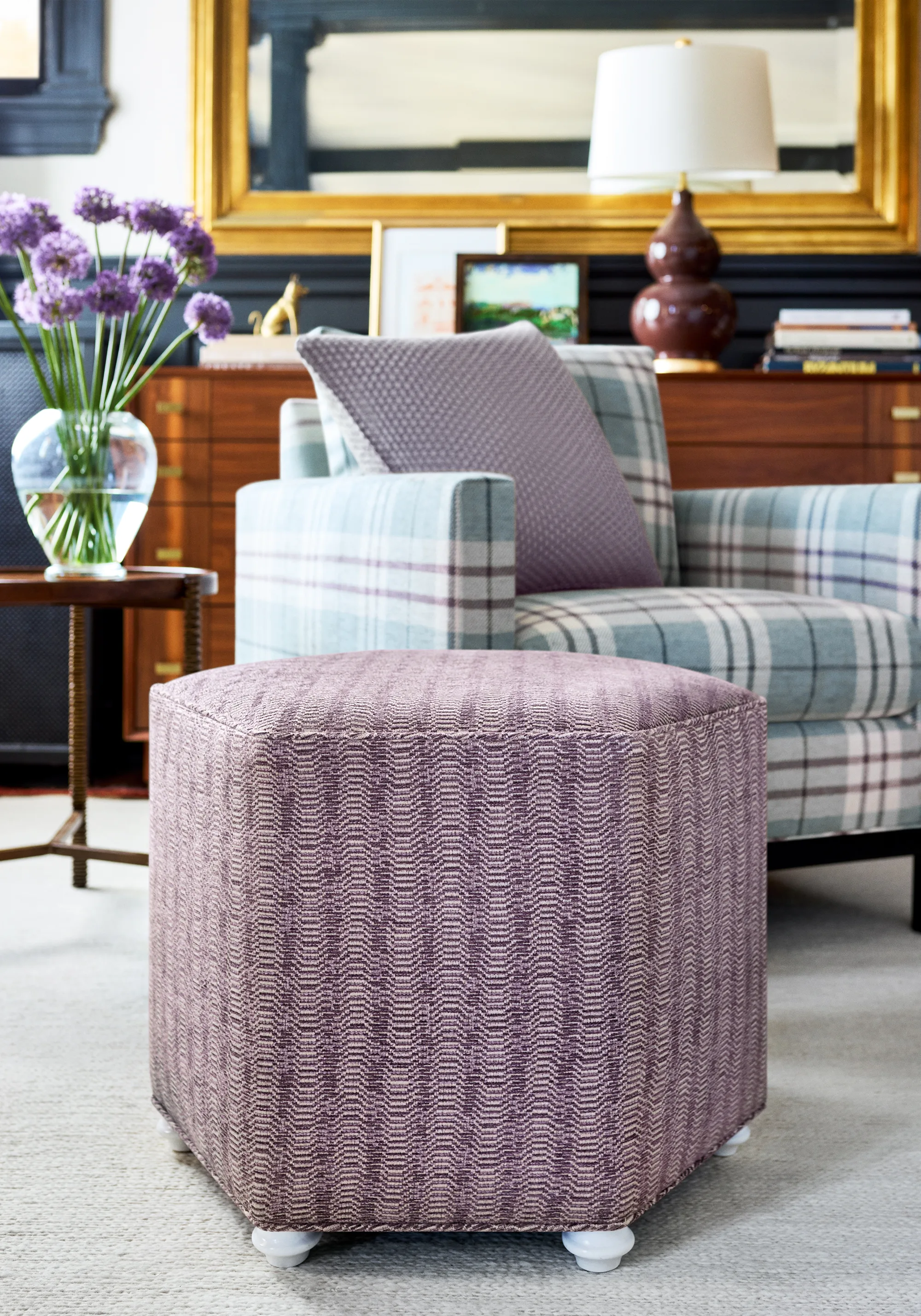 Thibaut Percival Plaid in Mineral (W711327)