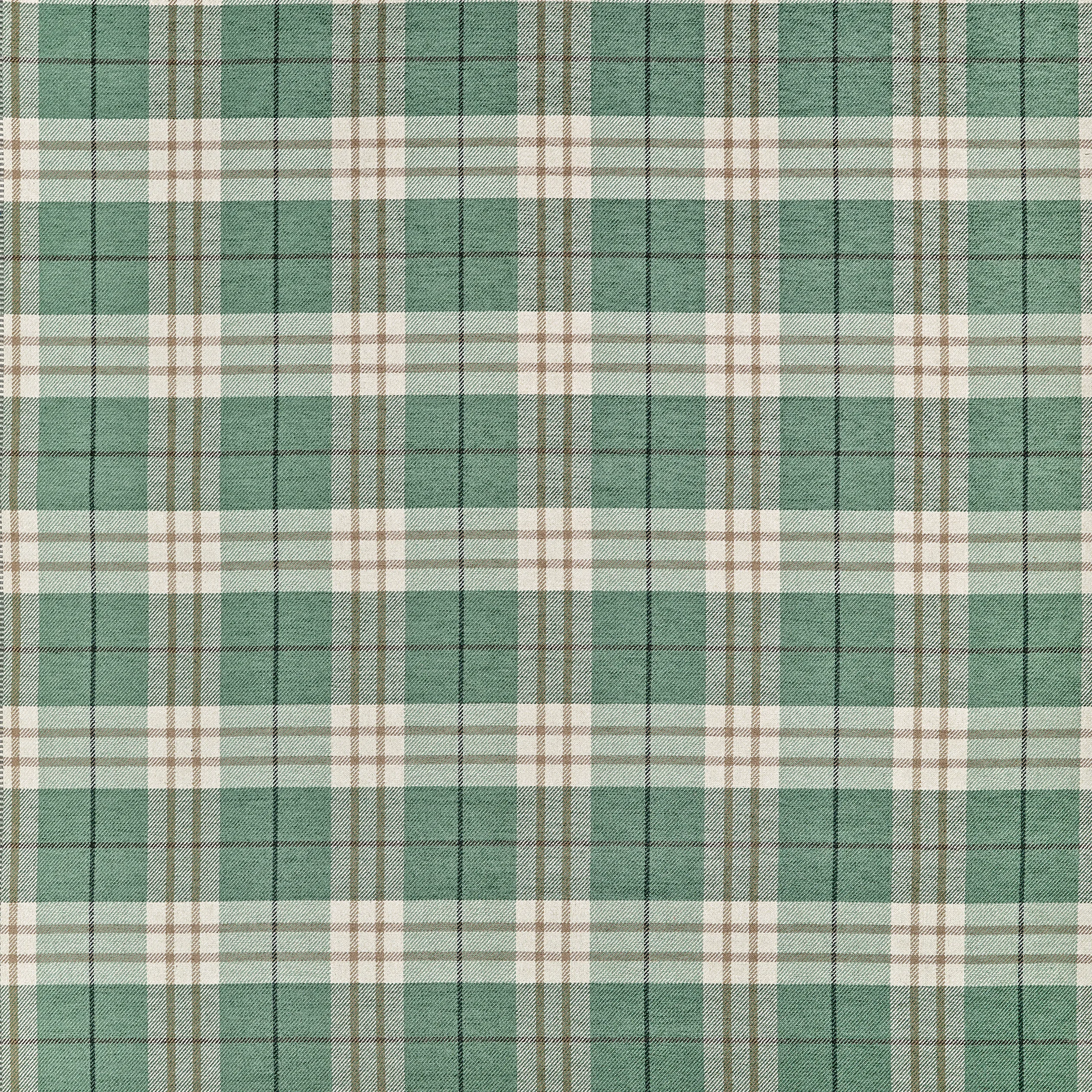 Thibaut Percival Plaid in Pine (W711328)