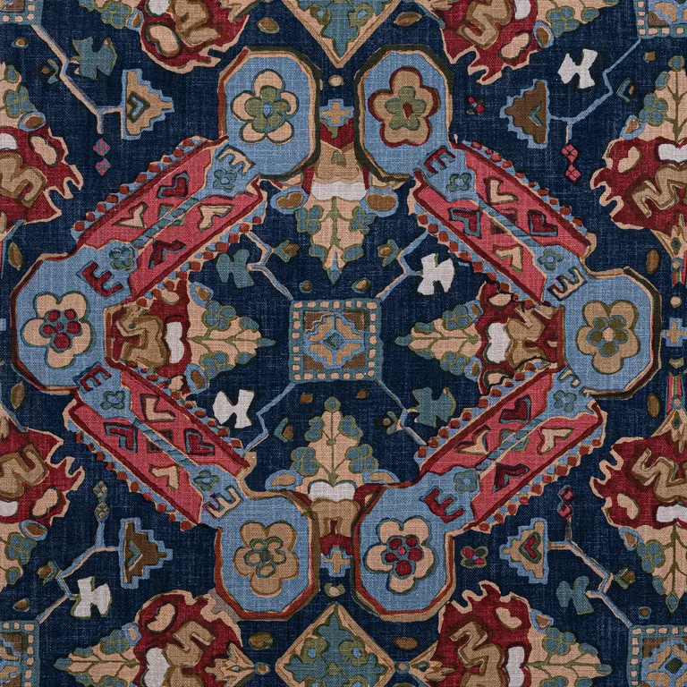 Thibaut Persian Carpet in Navy (F910829)