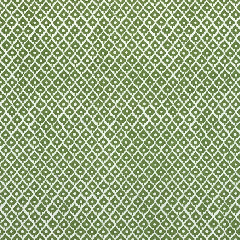 Anna French Petit Arbre in Green on White (AF9629)
