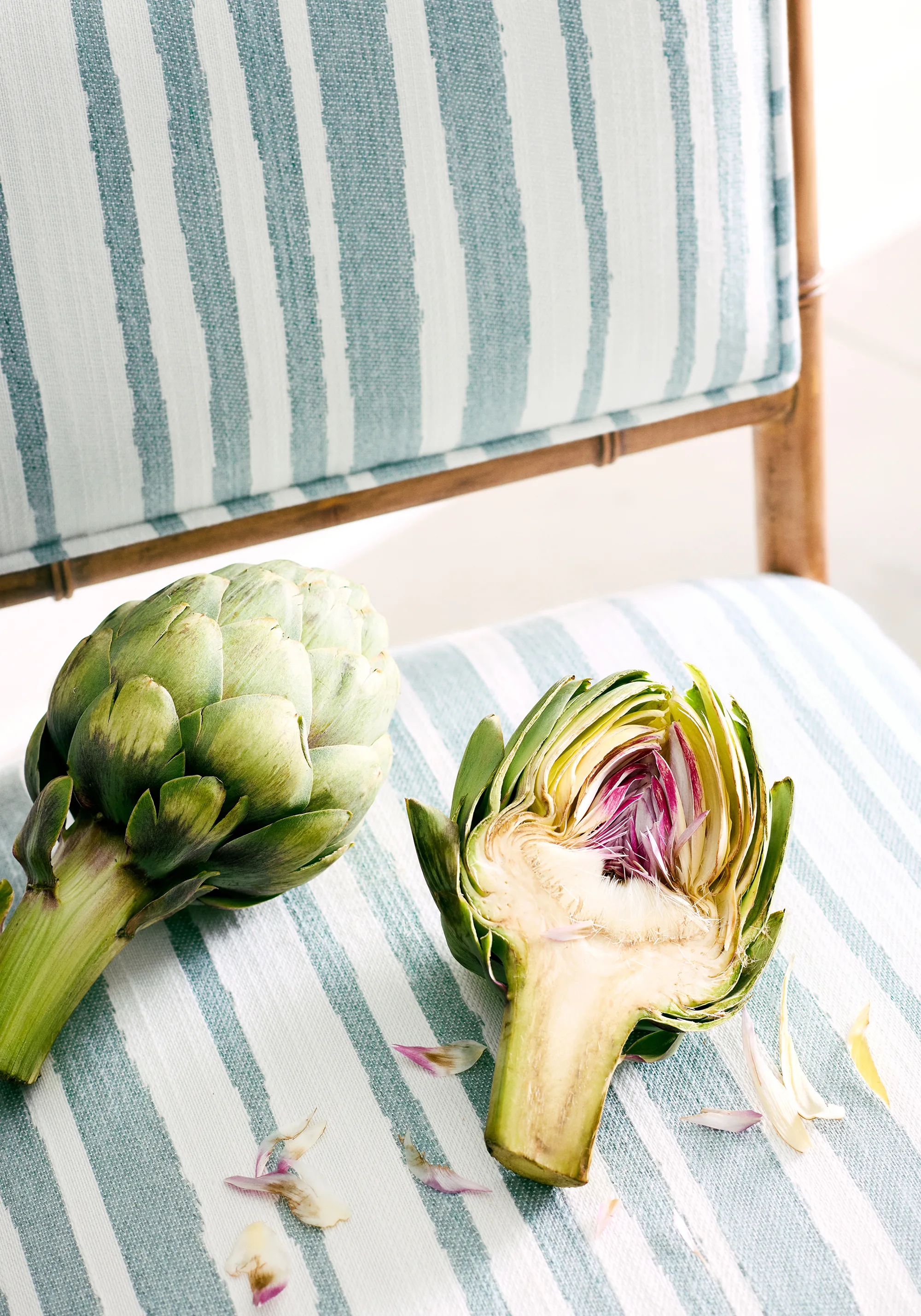 Thibaut Pintado Stripe in Seafoam (W8502)