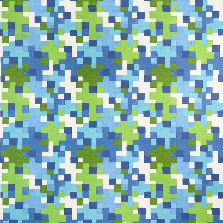 Thibaut Pixel in Blue and Green (F945044)