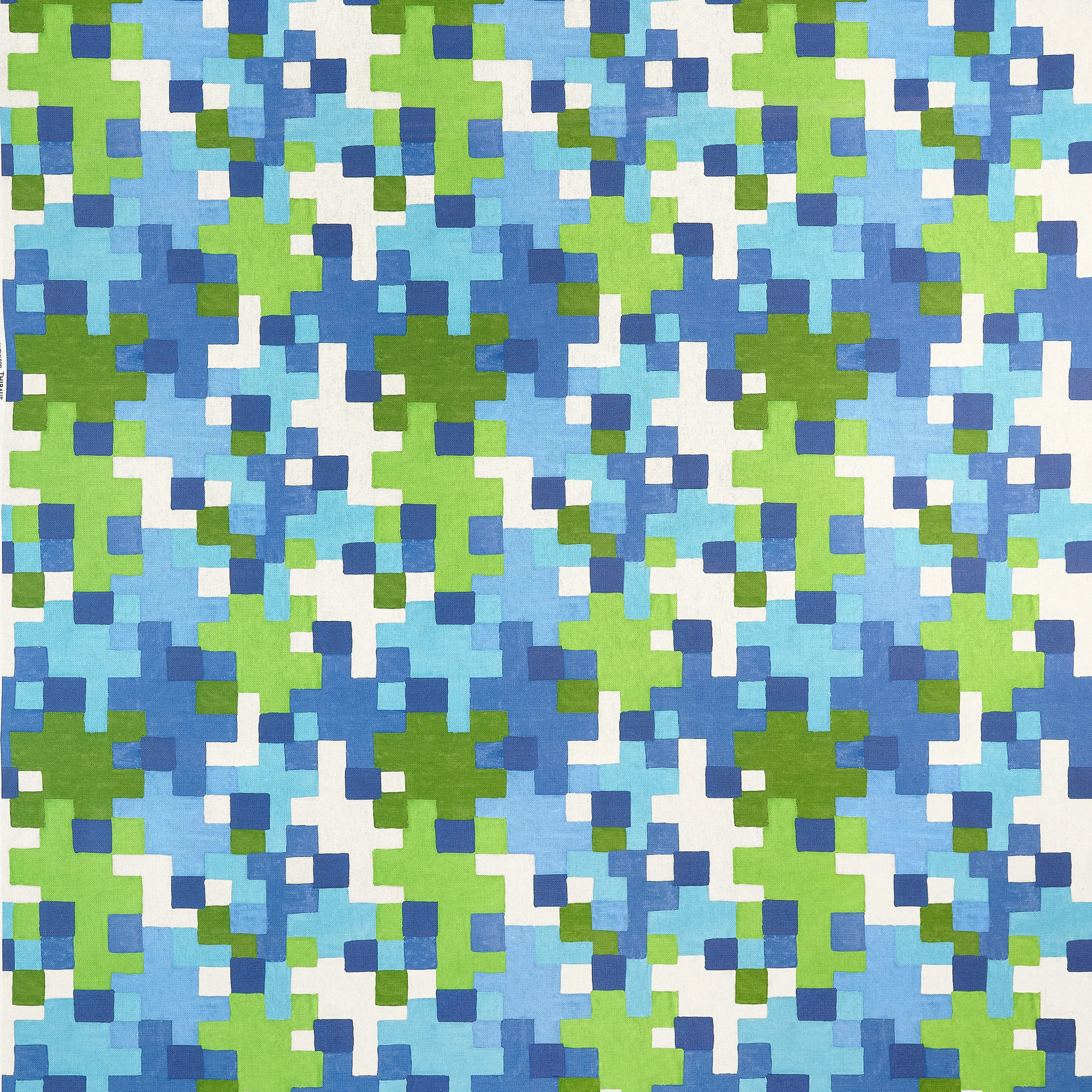 Thibaut Pixel in Blue and Green (F945044)