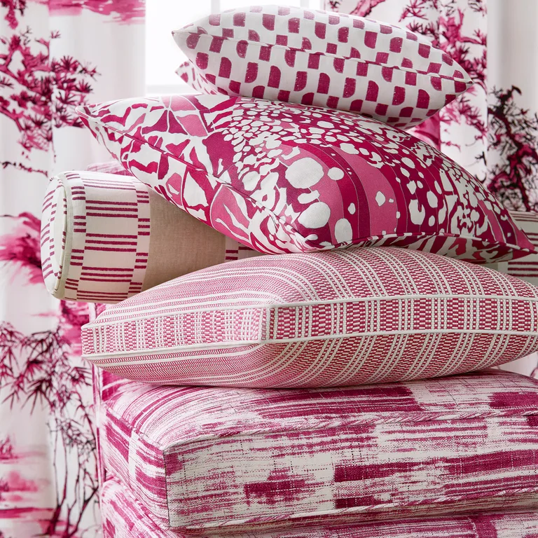 Anna French Reed Stripe in Fuchsia (AW9849)