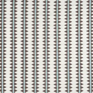 Thibaut Reno Stripe Embroidery in Brown (W713246)