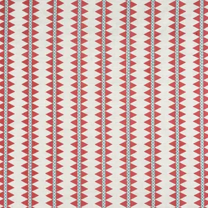Thibaut Reno Stripe Embroidery in Coral (W713245)