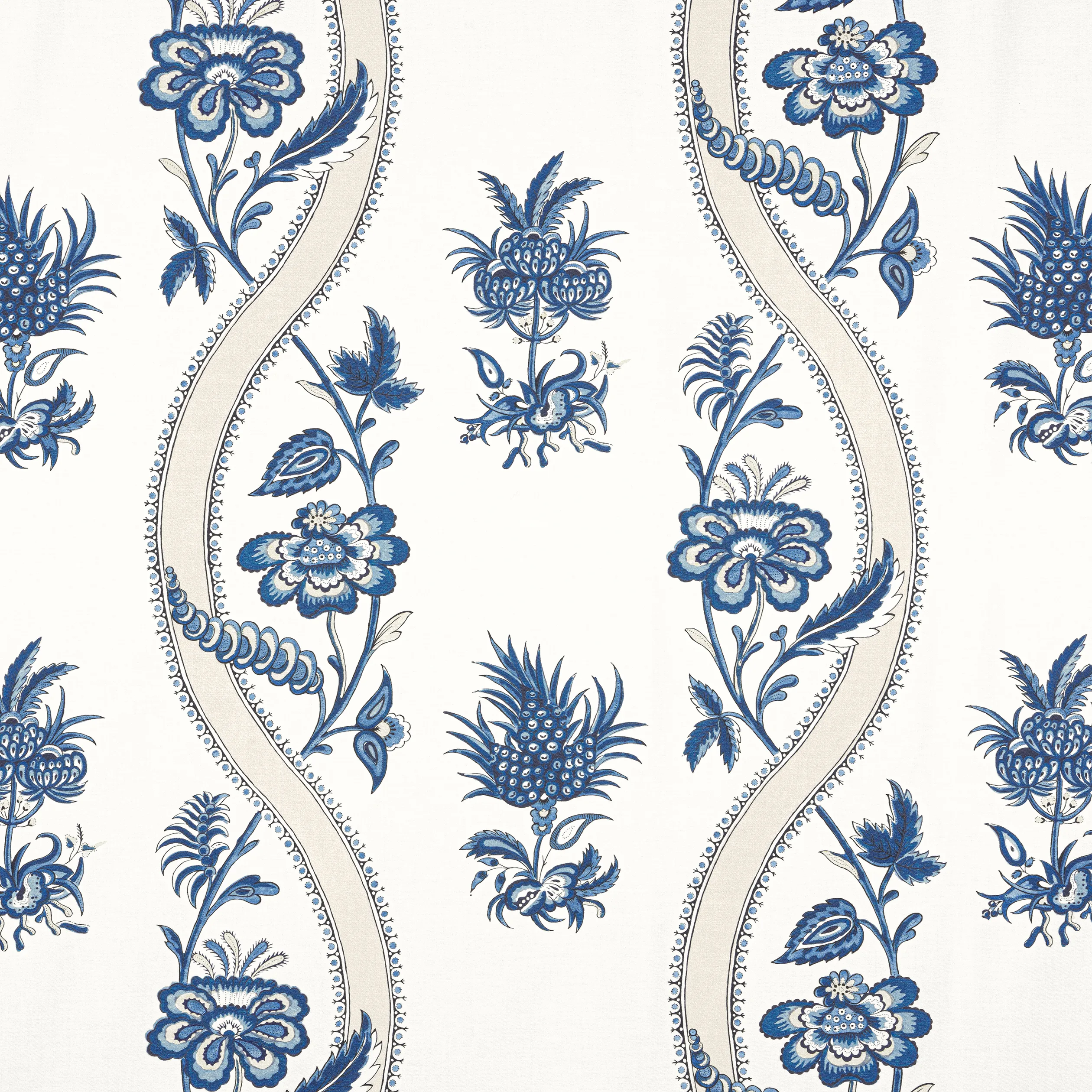F936423 | Ribbon Floral – Blue and White