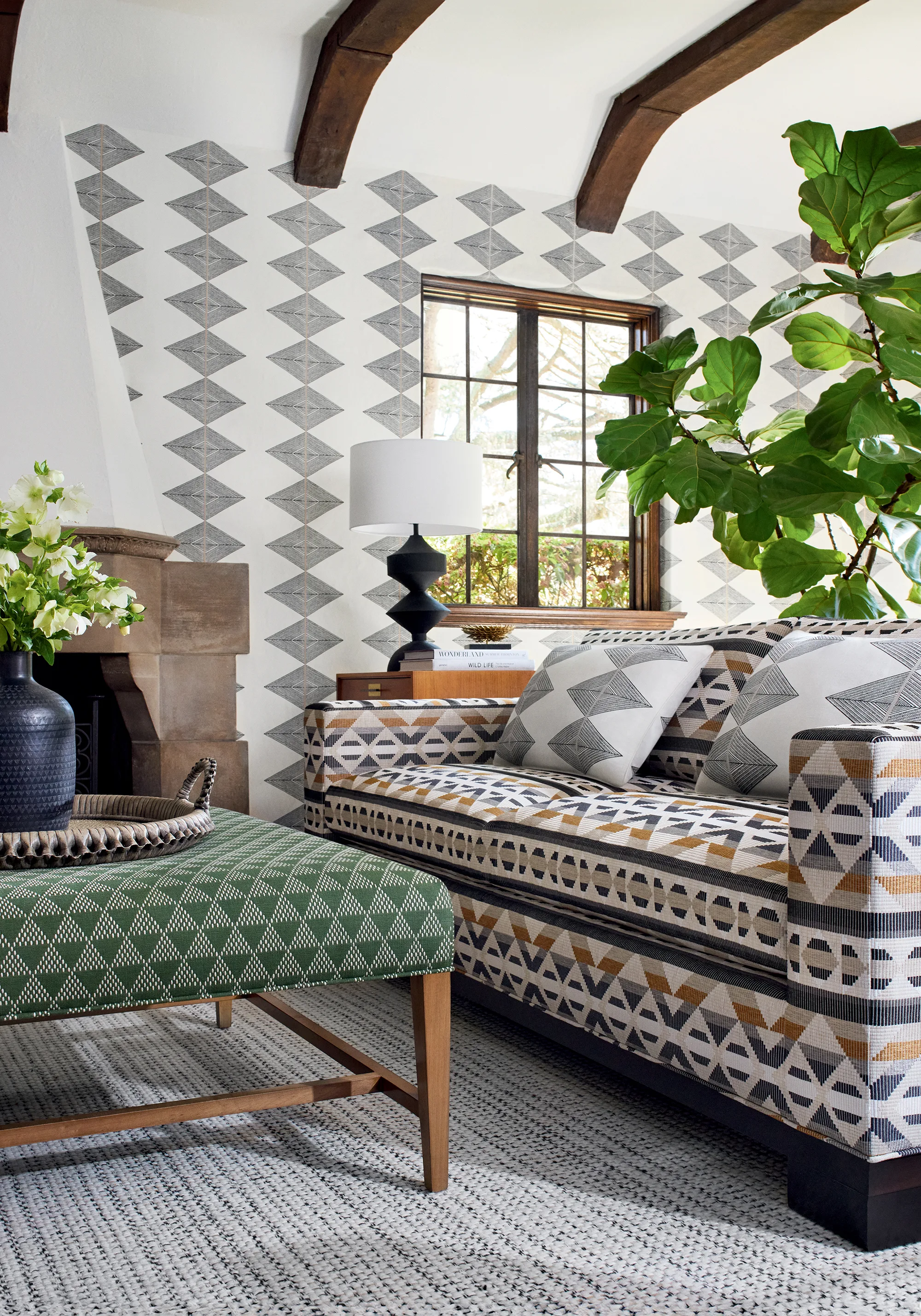 Thibaut Ridge Weave in Wild Sage (W712000)