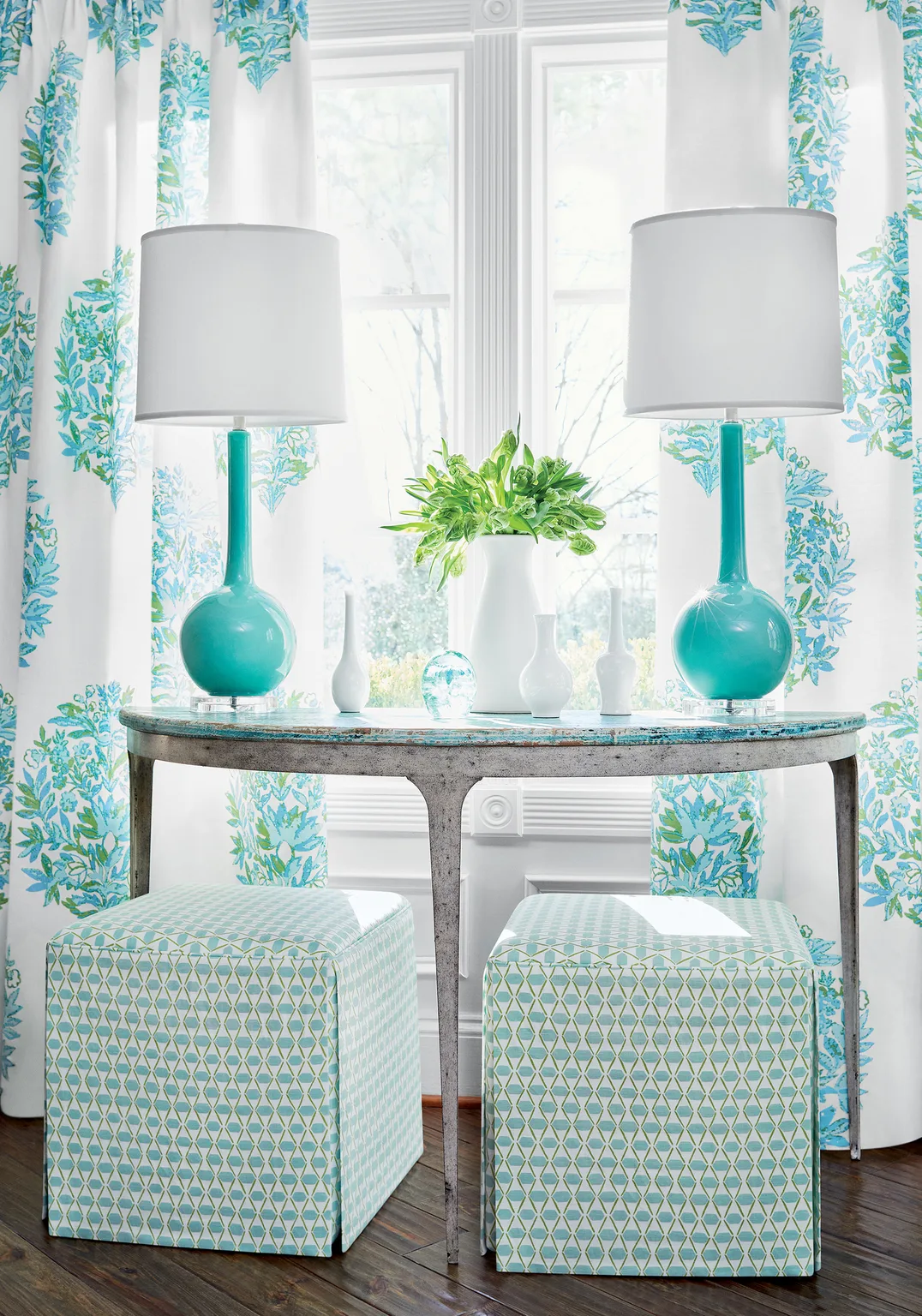Thibaut Ridgefield in Green and Spa Blue (F914323)