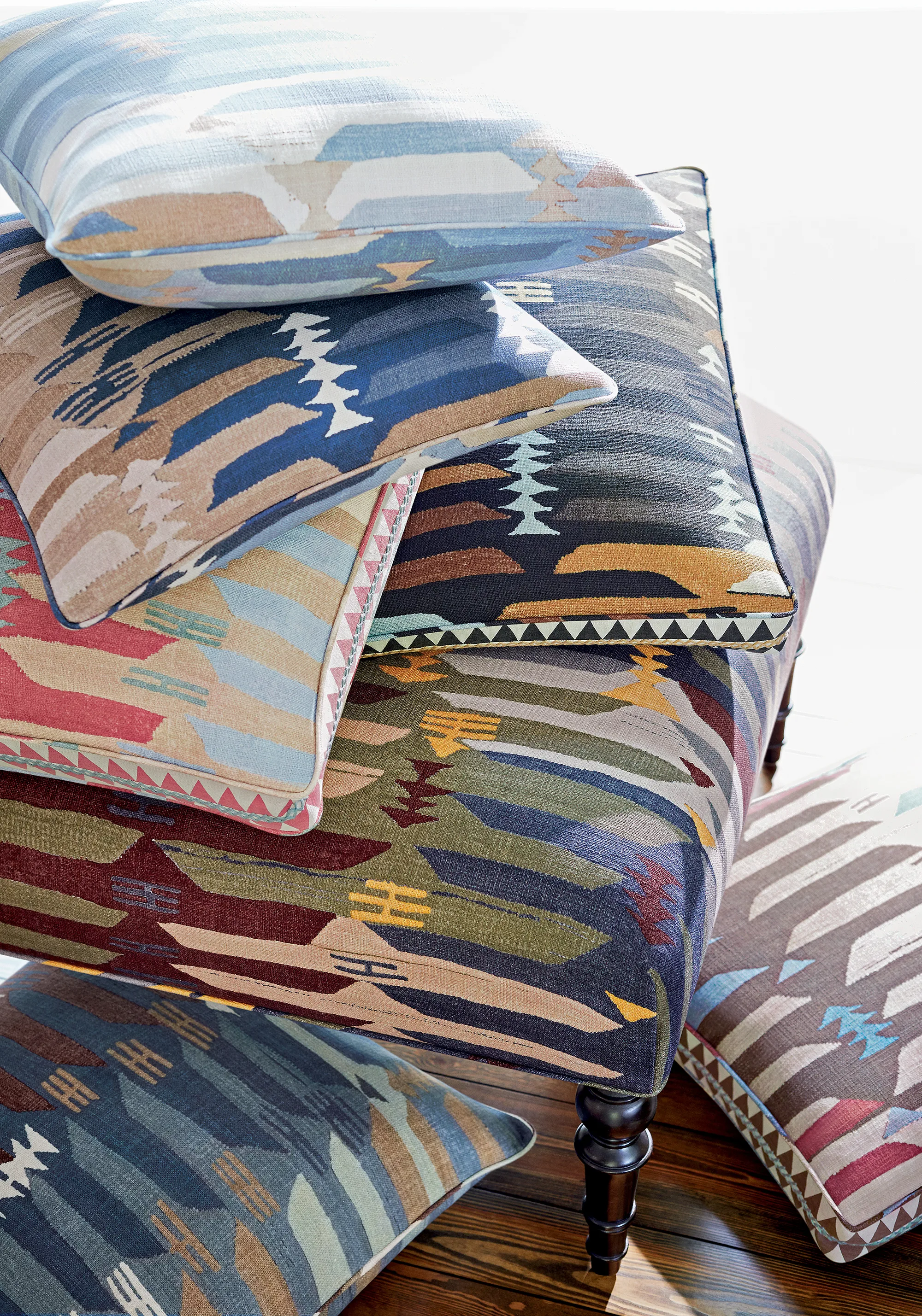 Thibaut Rio Grande in Blue and Beige (F913211)