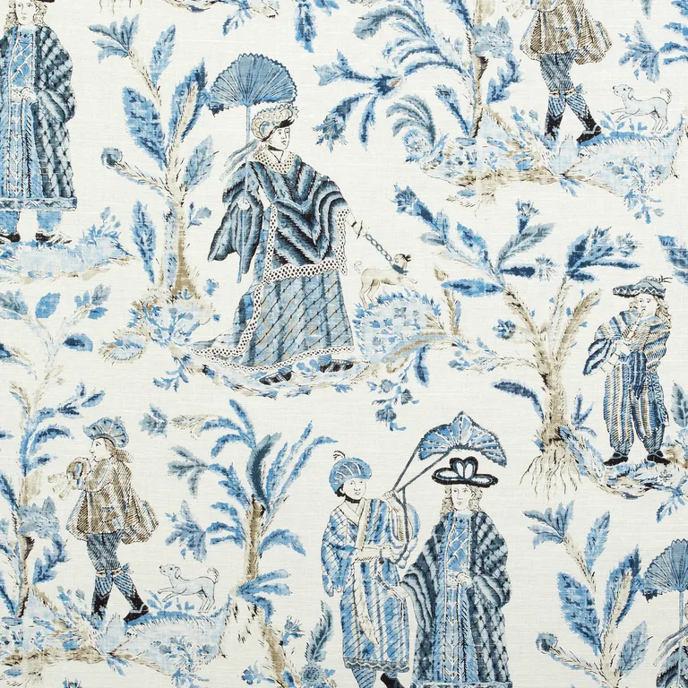 Thibaut Royale Toile in Blue (F972573)