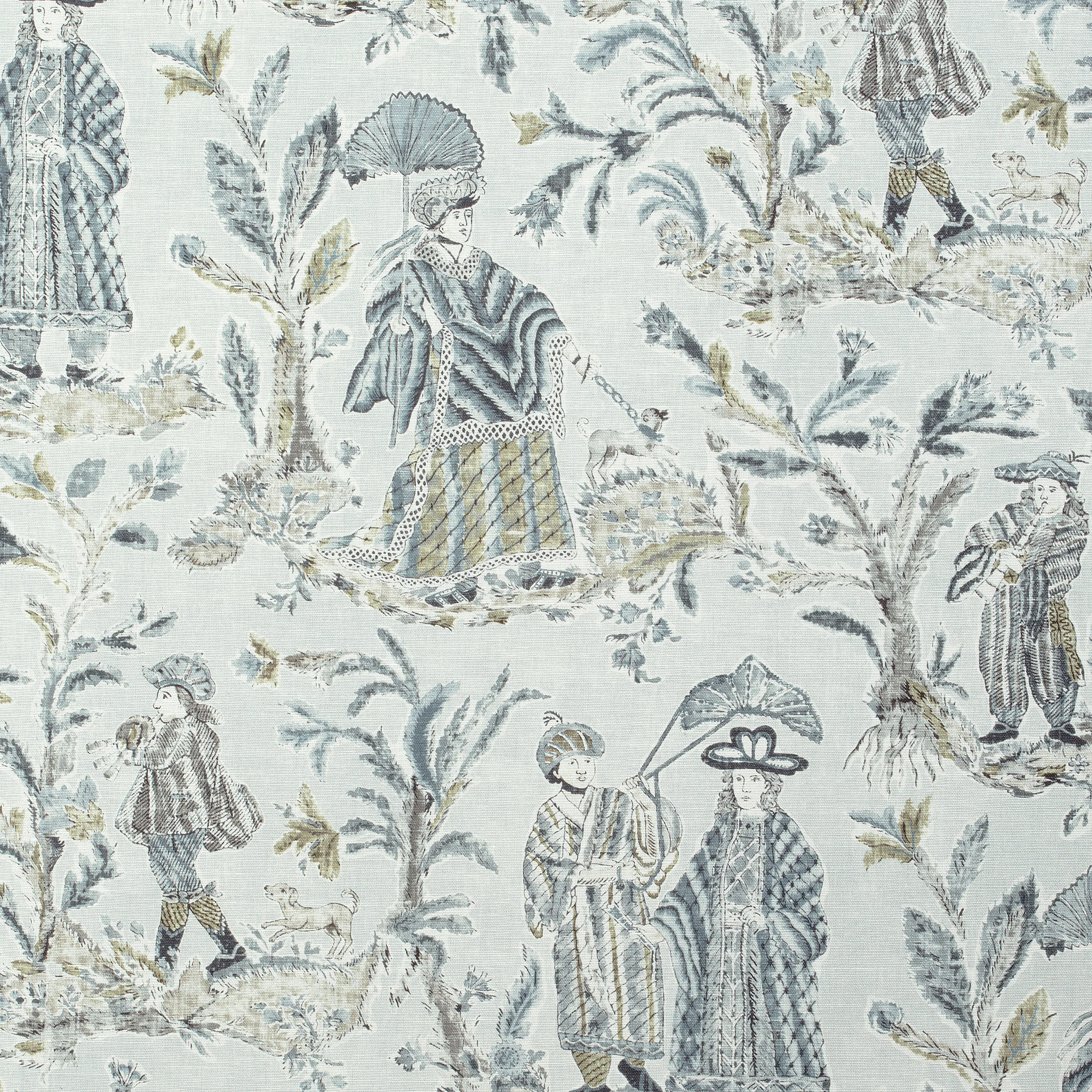 Thibaut Royale Toile in Grey (F972576)