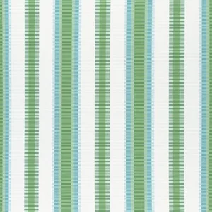 Thibaut Samba Stripe in Kelly Green and Pool (W74672)