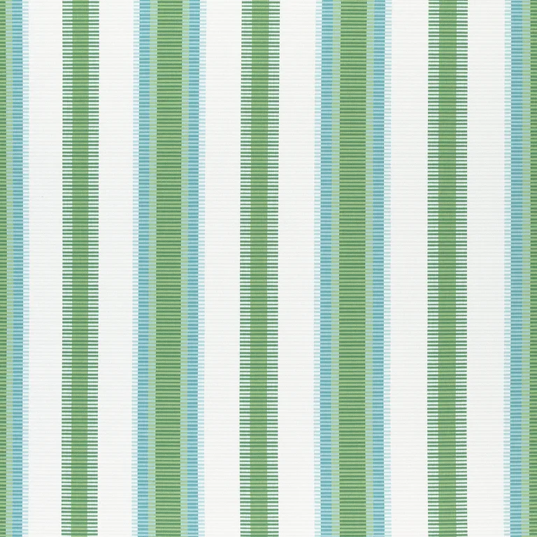 Thibaut Samba Stripe in Kelly Green and Pool (W74672)