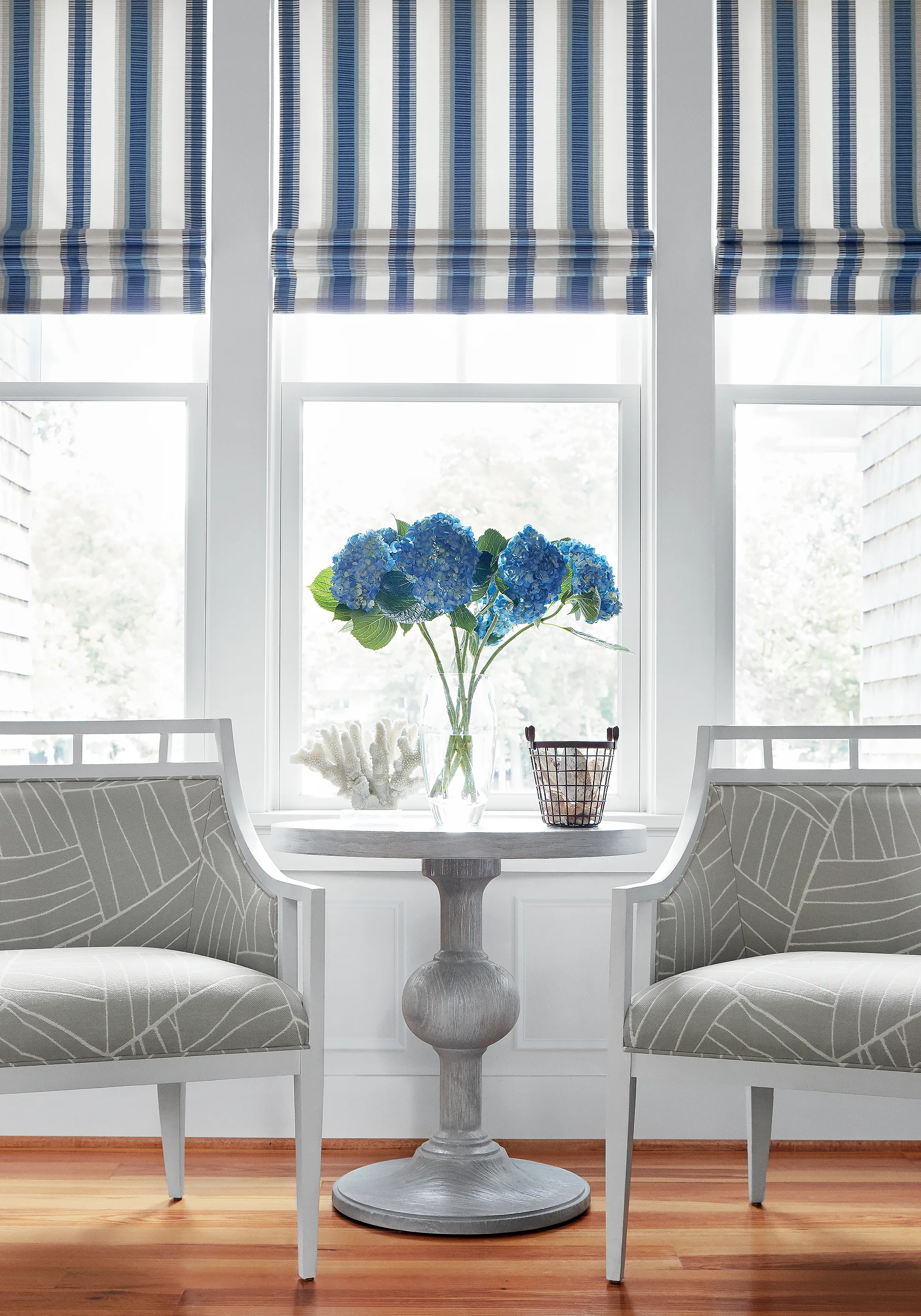 Thibaut Samba Stripe in Navy and Nickel (W74668)