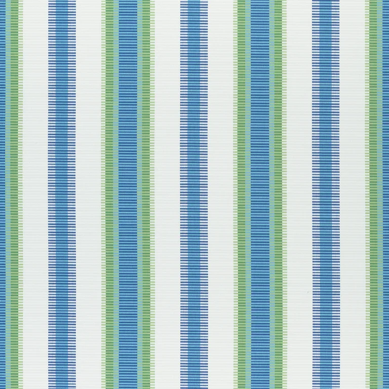 Thibaut Samba Stripe in Royal Blue and Green (W74670)