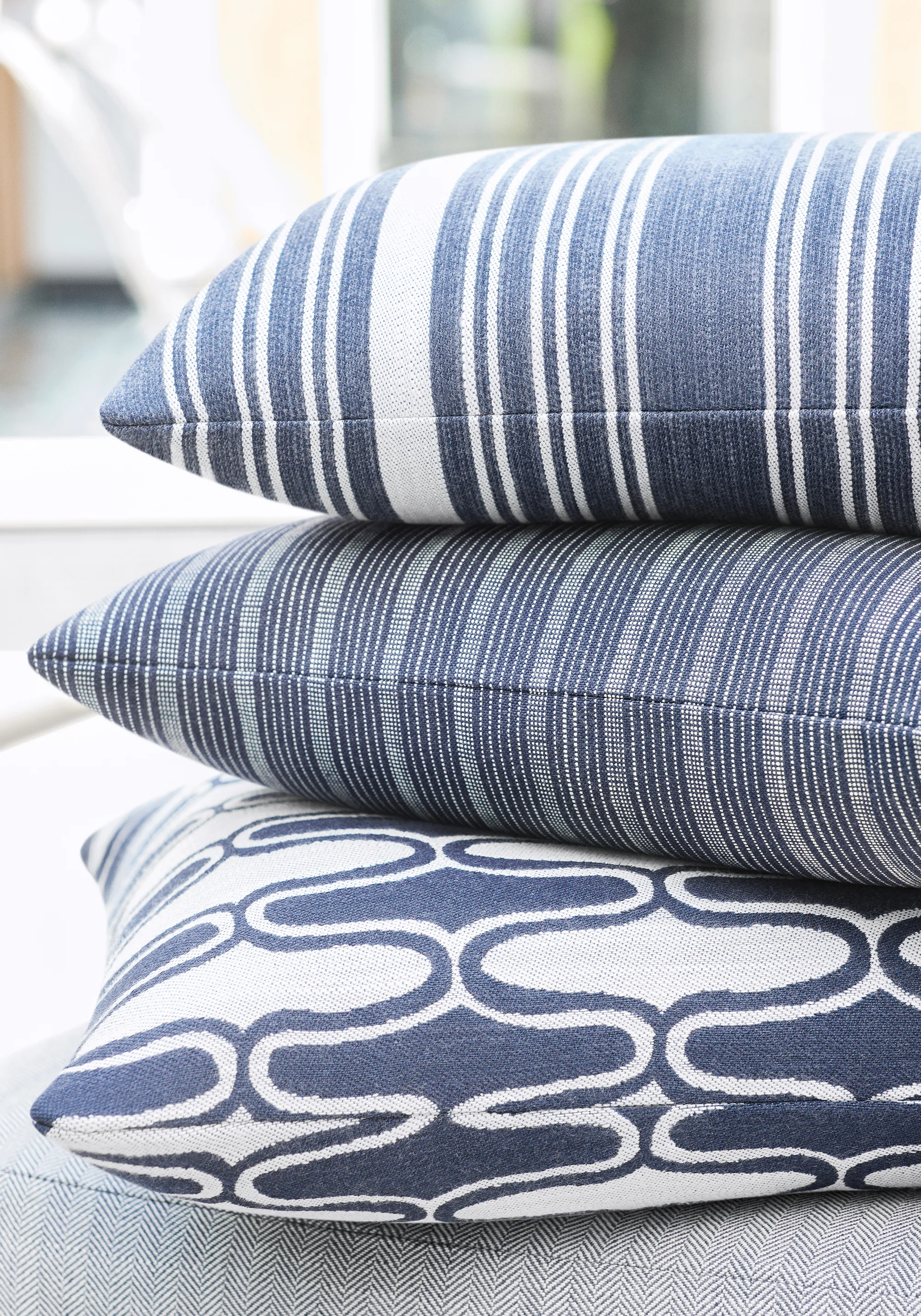 Thibaut Saraband in Navy (W8527)
