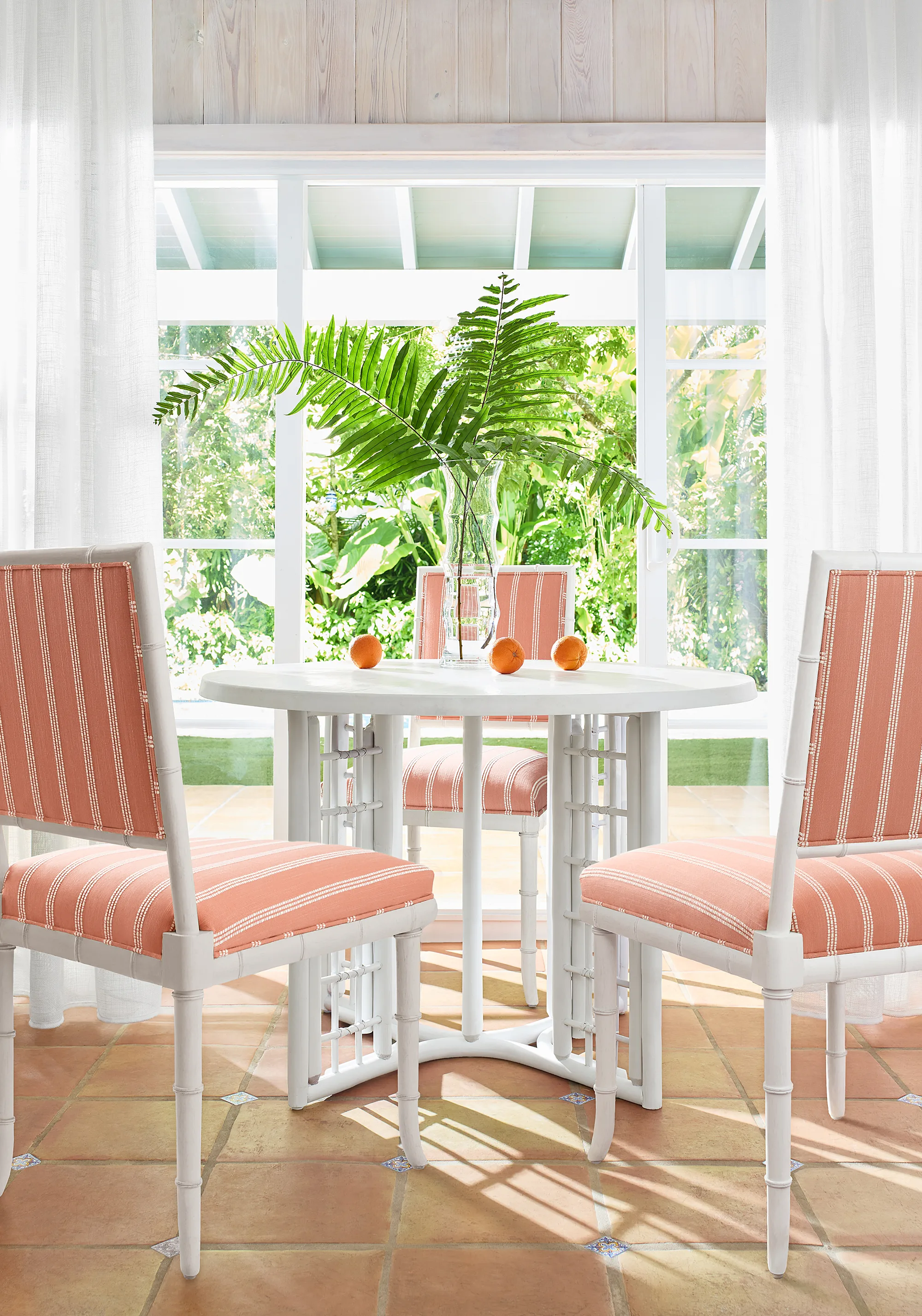 Thibaut Seaside Stripe in Mimosa (W81782)