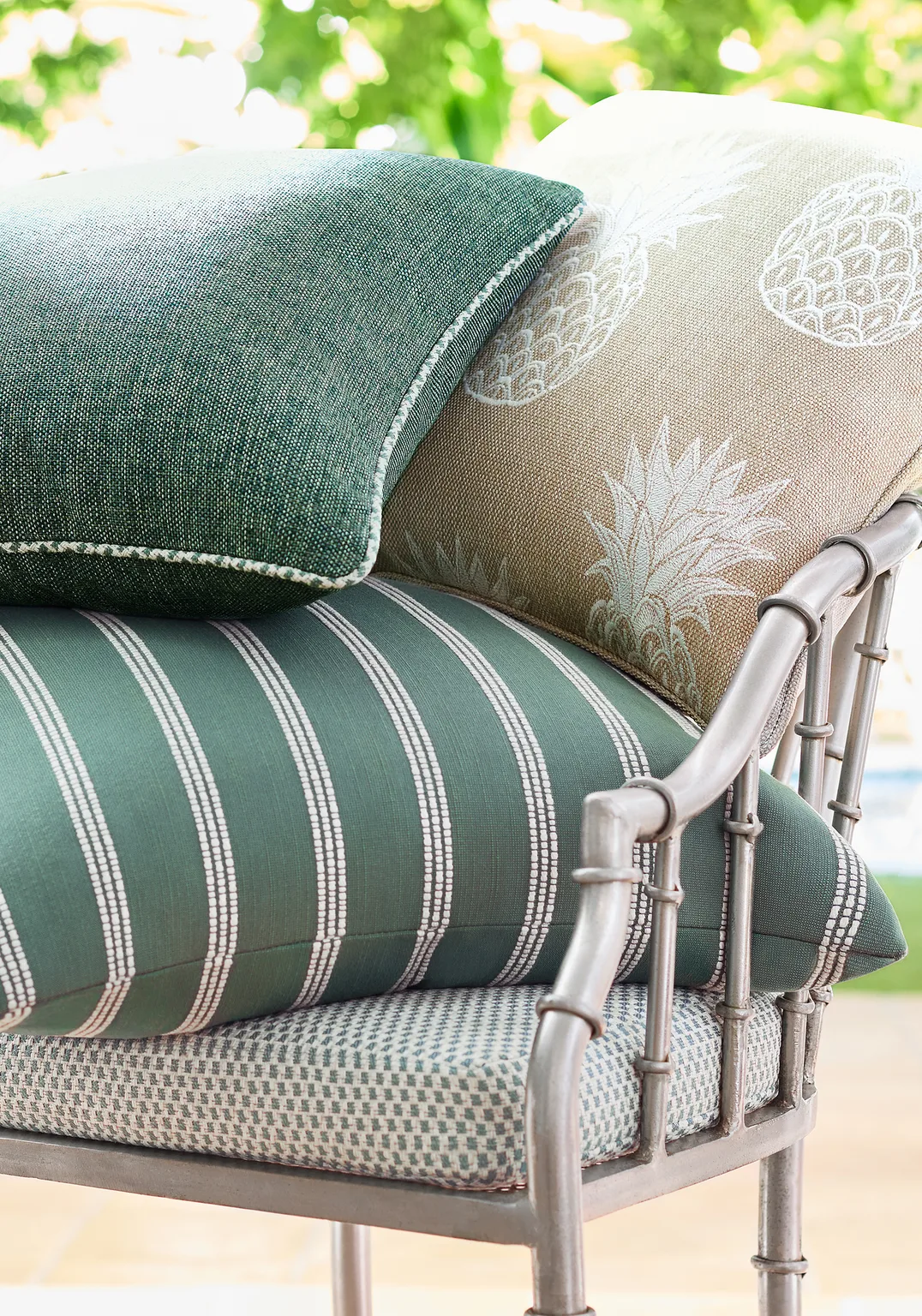 Thibaut Seaside Stripe in Pine (W81784)