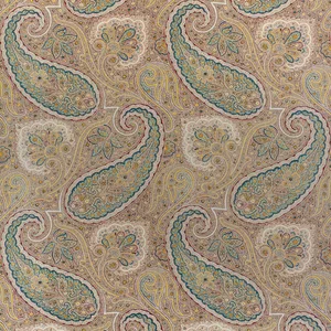 Thibaut Sherrill Paisley in Teal and Beige (F985076)