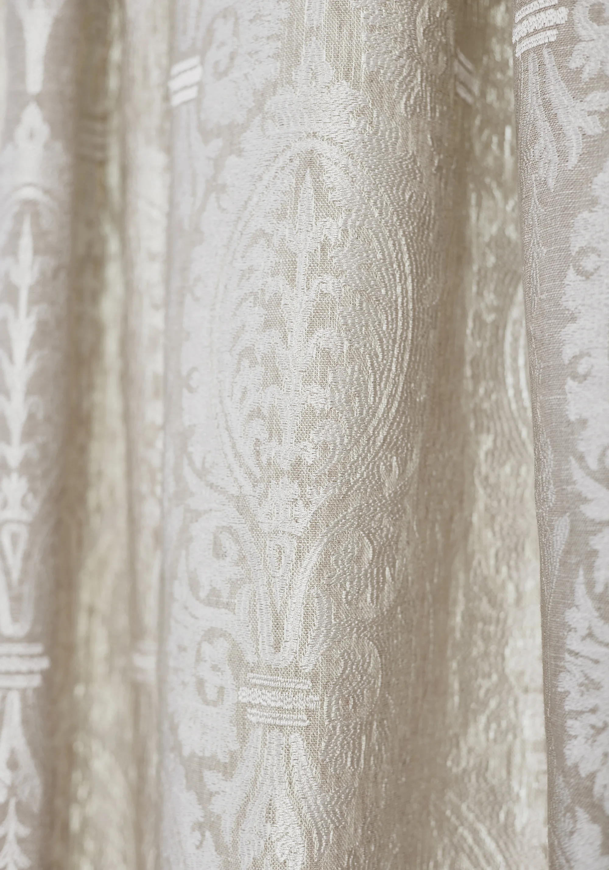 Thibaut Sir Thomas Embroidery in Flax (W772569)