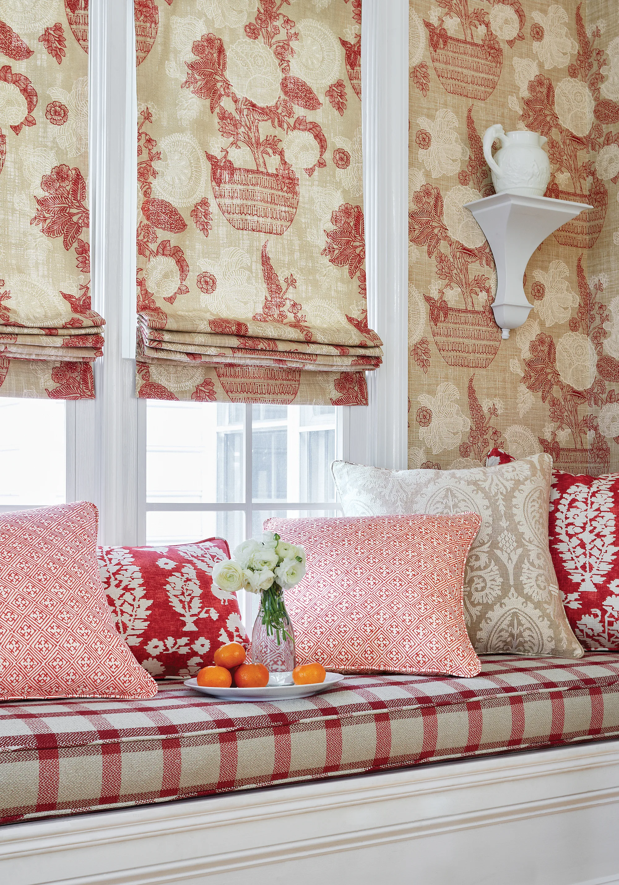 Thibaut Sir Thomas Embroidery in Flax (W772569)
