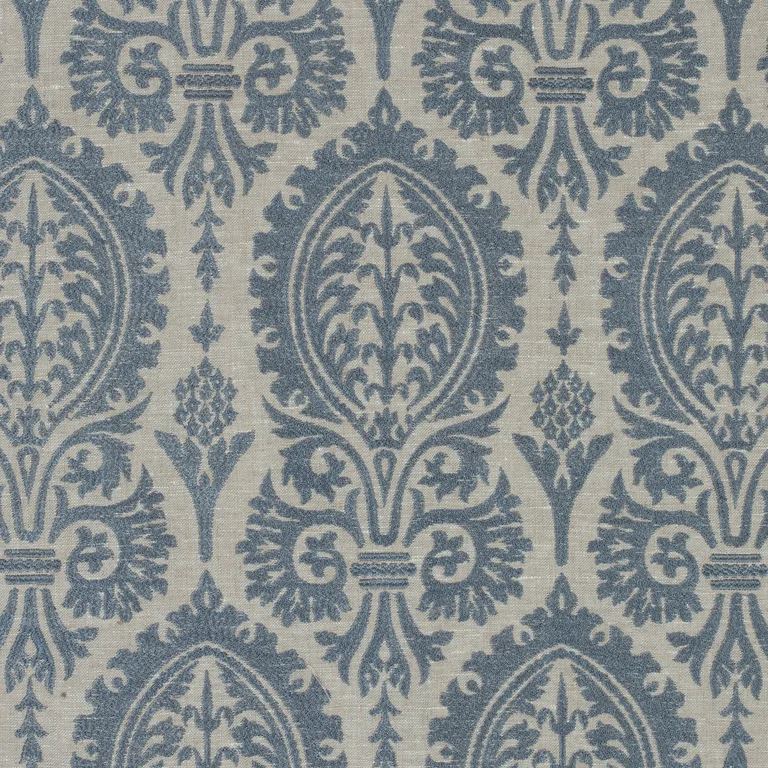 Thibaut Sir Thomas Embroidery in Slate Blue (W772571)