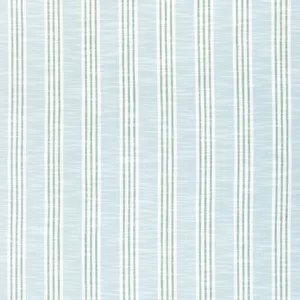 Thibaut Southport Stripe in Seafoam and Kelly Green (W73485)