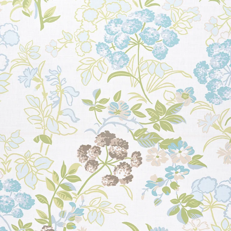 Thibaut Spring Garden in Spa Blue (F914339)