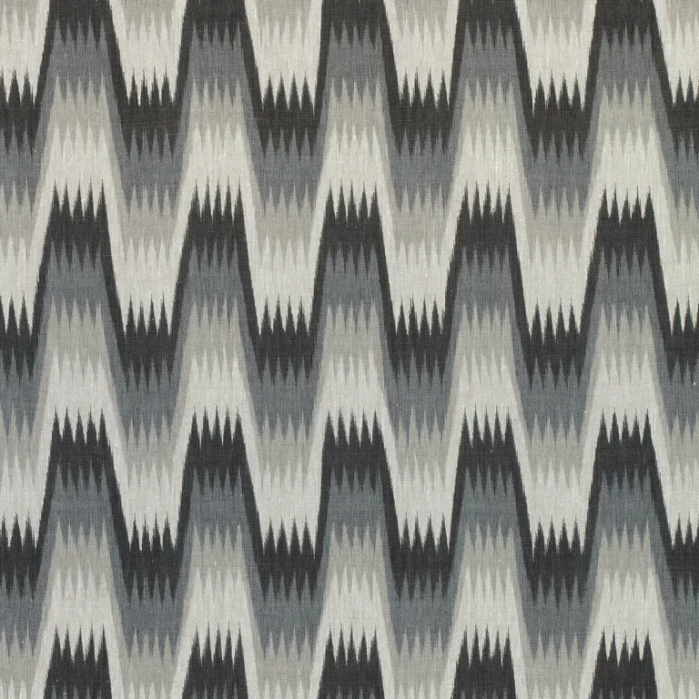 Thibaut Stockholm Chevron in Black and Grey (F910244)