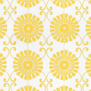 Thibaut Sun Garden Embroidery in Yellow (W716033)