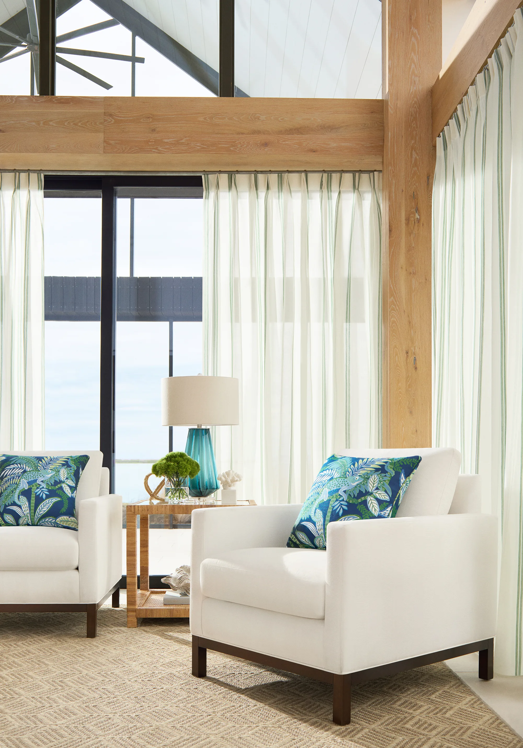 Thibaut Tandem Stripe in Aloe (FWW81748)