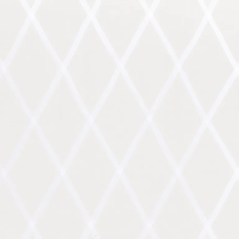 Anna French Tarascon Trellis Applique in White on White (AW78711)