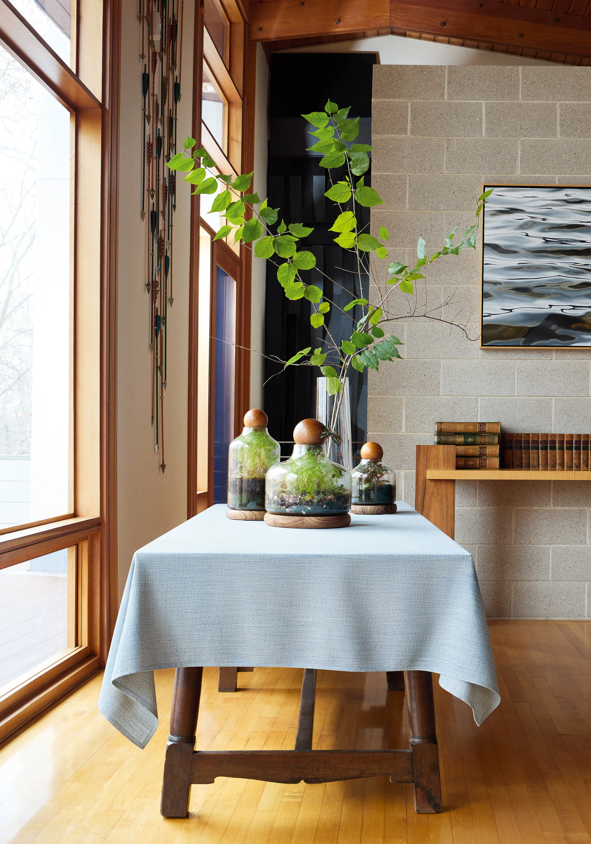 Thibaut Terra Linen in Slate (FWW7678)