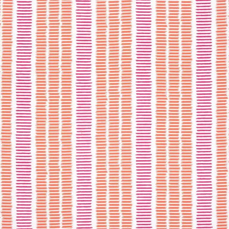Thibaut Topsail Stripe in Coral and Peony (W73512)