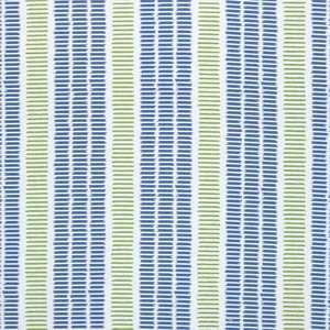 Thibaut Topsail Stripe in Royal and Green Apple (W73516)