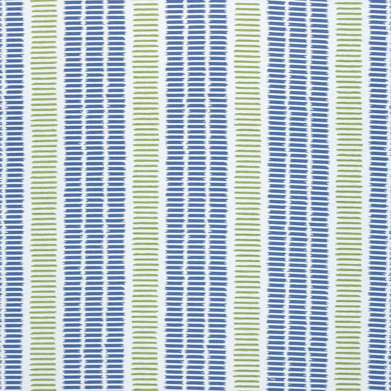 Thibaut Topsail Stripe in Royal and Green Apple (W73516)