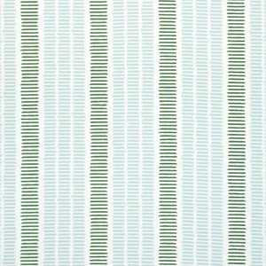 Thibaut Topsail Stripe in Seafoam and Kelly Green (W73517)