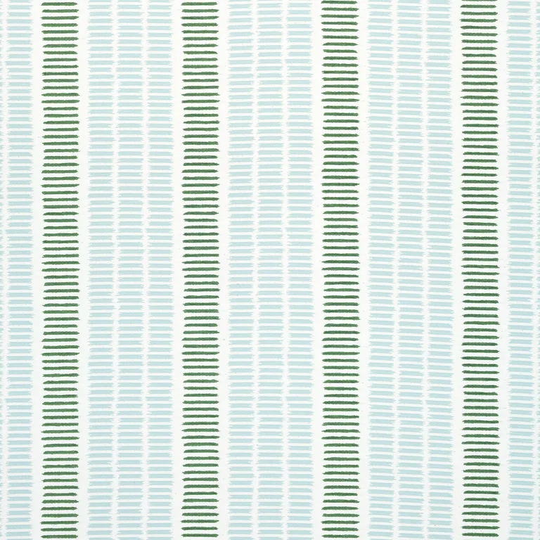 Thibaut Topsail Stripe in Seafoam and Kelly Green (W73517)