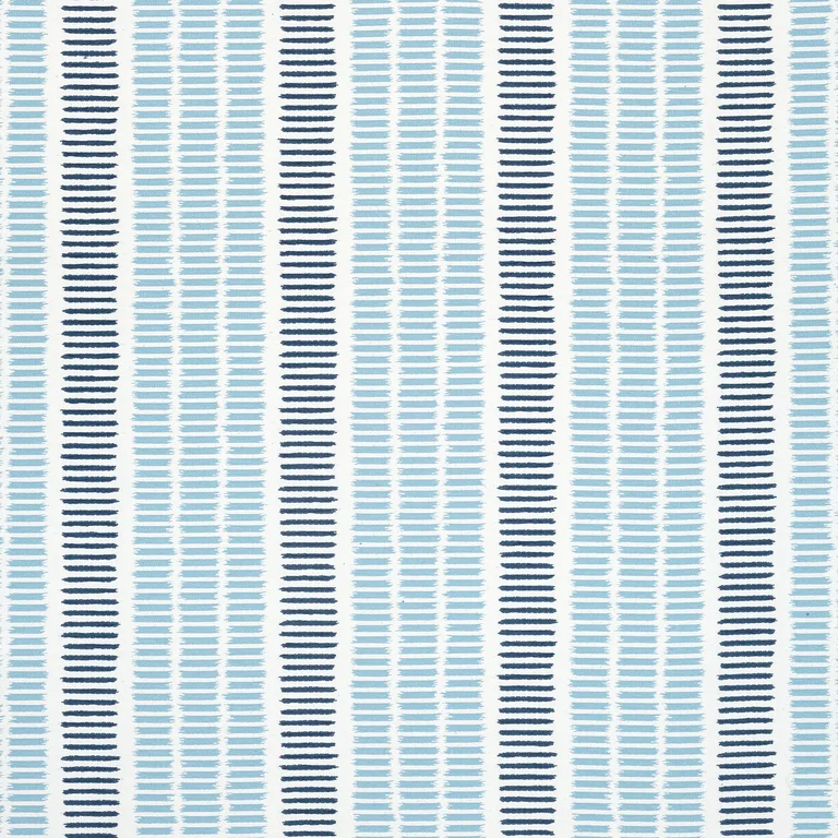 Thibaut Topsail Stripe in Sky and Marine (W73515)