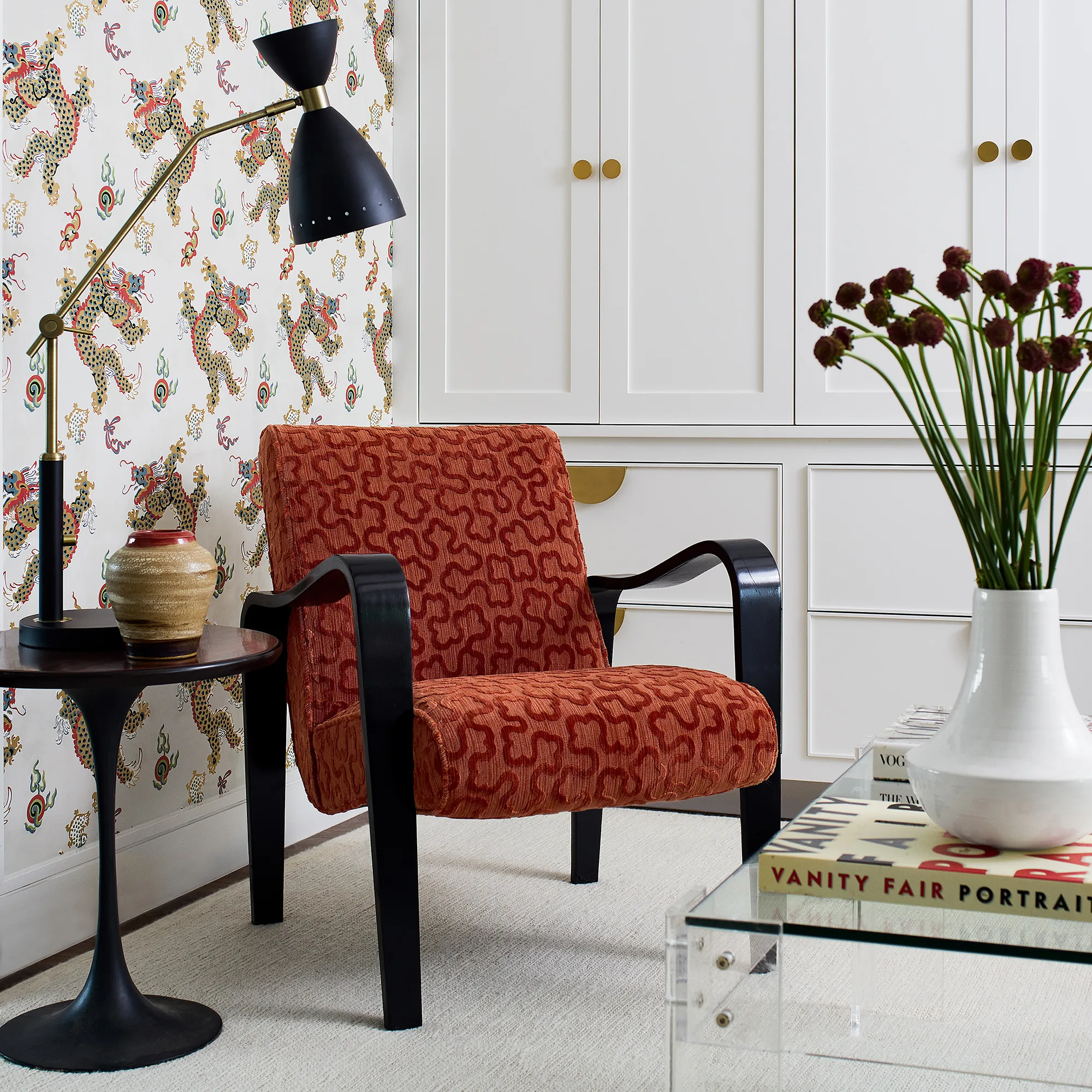 Anna French Trefolia Velvet in Paprika (AW9248)