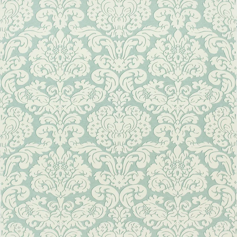 Thibaut Trelawny Damask in Aqua (F914217)
