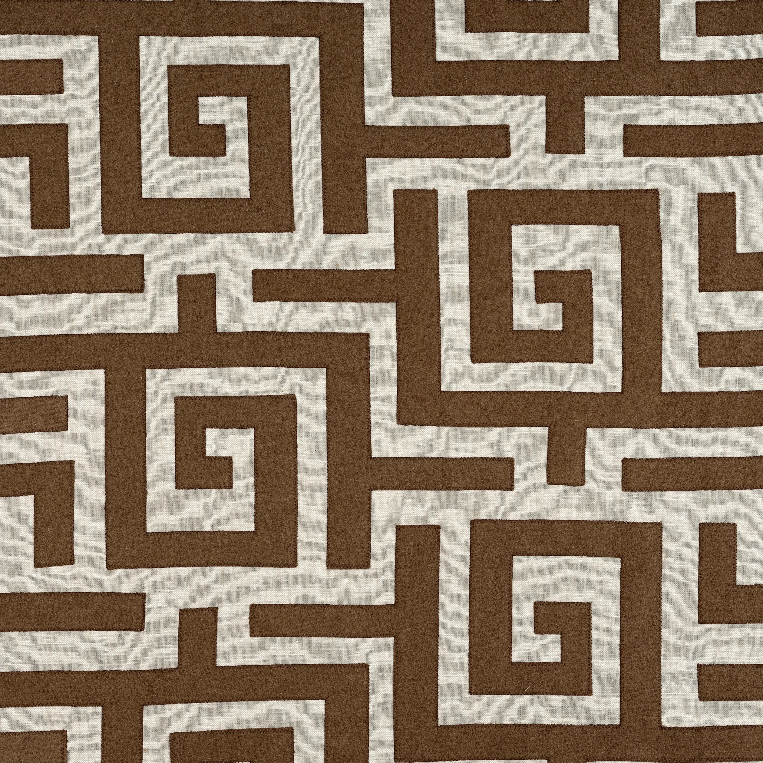 W713226 | Tulum Applique – Brown on Natural