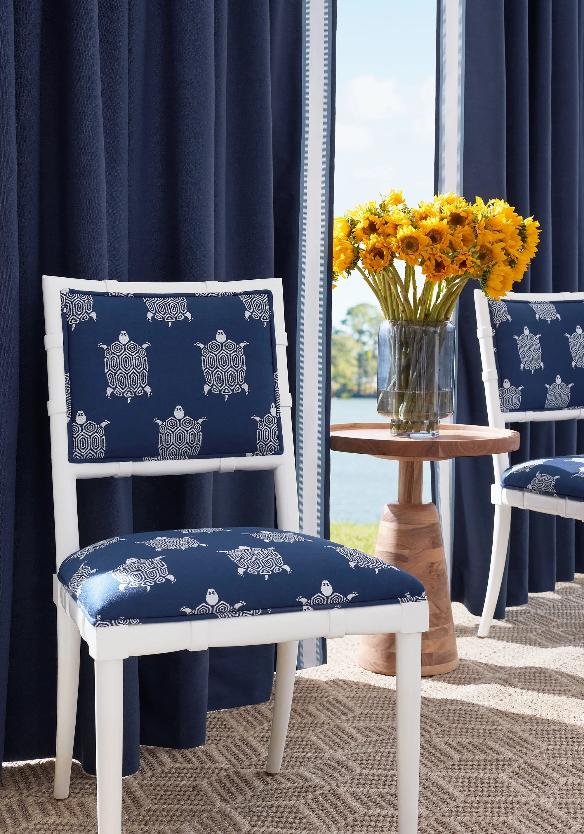 Thibaut Turtle Bay in Navy (W81629)