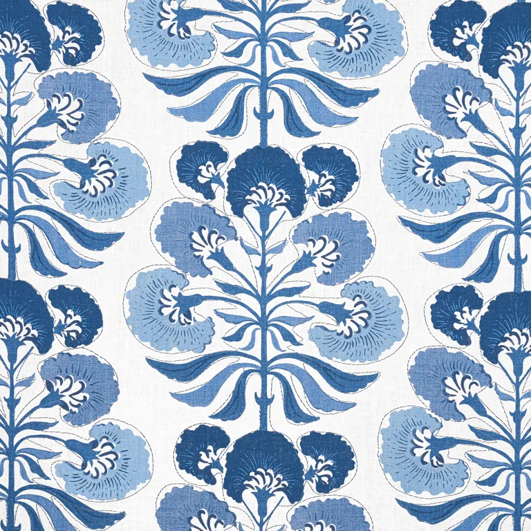 Thibaut Tybee Tree in Blue and White (F916217)