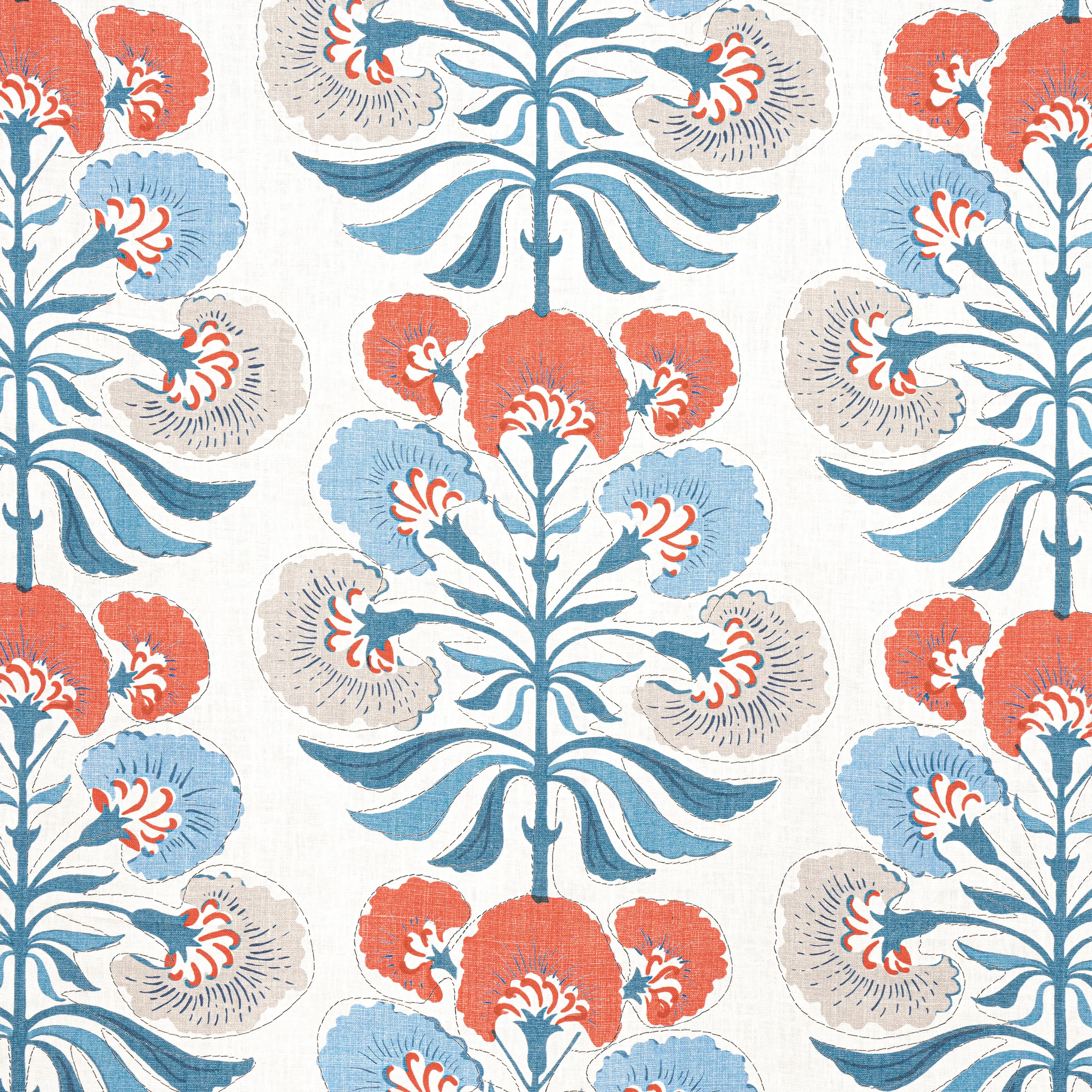 F916213 | Tybee Tree – French Blue and Coral