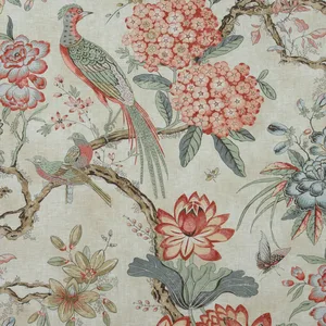 Anna French Villeneuve in Coral on Flax (AF72992)